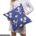 thumbnail image 5 of Ambesonne Floral Fabric by the Yard Upholstery, Simplistic Daisy Flowers, 10 Yards, Mustard Ceil Blue, 5 of 5