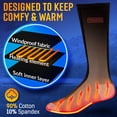 thumbnail image 3 of Calcetines térmicos Trazon con batería eléctrica recargable unisex, 3 of 7