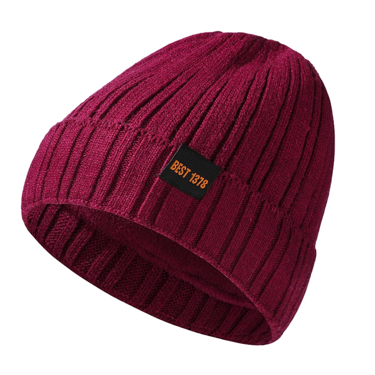 Bonnet D'hiver Doublé Satin - 100% Acrylique, Doux Et Extensible - Protection Cheveux Contre Frisottis