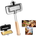 thumbnail image 4 of 4X Hot Dog Toaster , Double-Sided Sandwich Baking Pan, Cheese Maker Sandwich Maker Flip Pan,Camping Frying Pan, 4 of 7