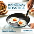 thumbnail image 6 of Farberware Cookstart Aluminum DiamondMax Nonstick Cookware Set, 15-Piece, Aqua, 6 of 11