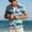 D#Light Blue, variant on DPTALR Men's Hawaiian Shirt Short Sleeve Button Down,Unisex Tropical Print Casual Top,Multicolor, XL