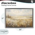 thumbnail image 4 of Stupell Industries Traditional Neutral Land Calmness Gray Floating Frame Canvas Art, 25 x 17, by Creative Studio, 4 of 8