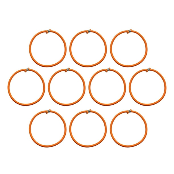 10x Cuerda elástica para trampolín de 8 mm, resistente al desgaste, accesorios para toldo Naranja