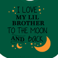 thumbnail image 4 of Inktastic I Love My Lil Brother To The Moon and Back Boys or Girls Baby Bib, 4 of 4