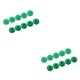 thumbnail image 3 of Eigraketly 10 Piezas Tornillos Hexagonales para Bicicletas Cubiertas de Tornillos Plástico Liso Profesional Antipolvo Bicicletas de montaña Prácticas M6,verde 2piezas Eigraketly CBP212979, 3 of 5