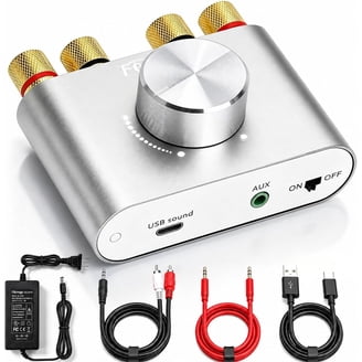 Nobsound Mini Bluetooth 5.0 Amp, Stereo Hi-Fi Digital 50W×2, AUX