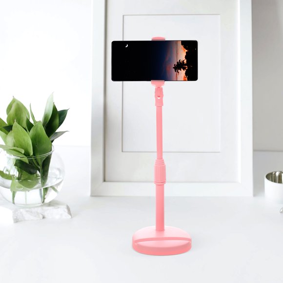 TABLETREANDS Soporte Para Teléfono Móvil Rosa Con Resistente Para Oficina Y Dormitorio