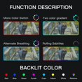 thumbnail image 5 of Oil Painting Of A Cat RGB Gaming Mouse Pad Large Keyboard Mat Rubber Base 13 Light Modes, 5 of 6