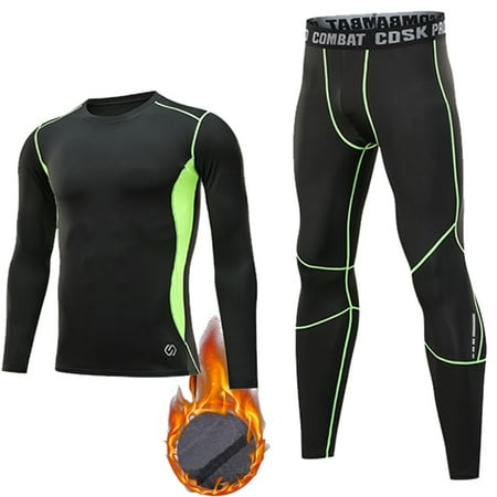 

MLFU Kids Thermal Underwear Set Winter Base Layer Pajama for Cold Weather Size 115-155cm