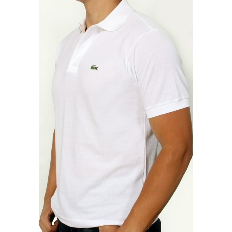 Lacoste Boys Classic Short Sleeve Pique Polo Shirt - White