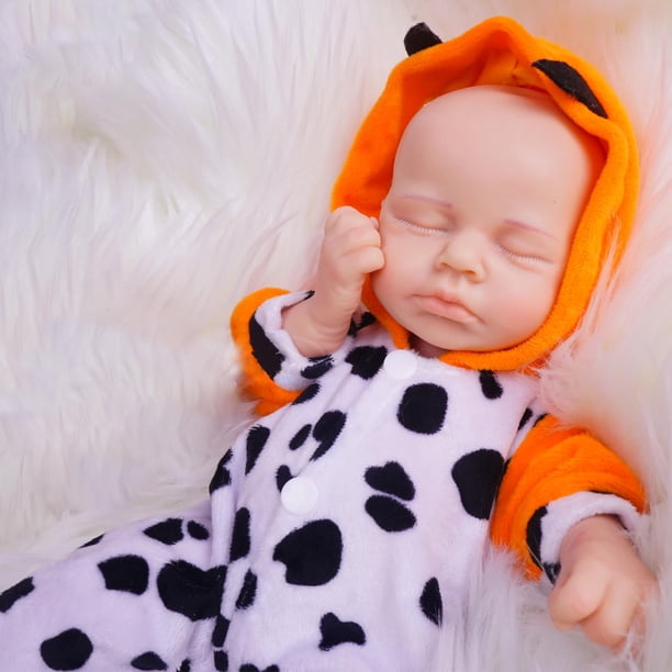 Reborn Baby Doll YaluoQian, totalmente de silicona, realista, reducción de 1:1