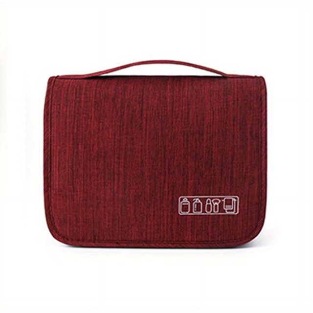 1pc Hanging Travel Toiletry Bag,Cosmetic And Bath Organizer Bag