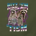 thumbnail image 6 of Wild Bobby Rizz Em With the Tism Autistic Raccoons - Funny Autism Deep Fried Brain Rot Raccoon Meme Men Premium Tri Blend Tee, 6 of 6