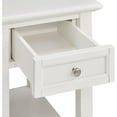 thumbnail image 5 of Chelsea Lane Wood End Table with Drawer and Lift-top Power Outlet, White, 5 of 5
