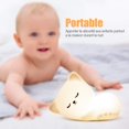 thumbnail image 5 of Luz Nocturna Para Niños Gato, Luz Nocturna Para Bebés, Luz Nocturna Recargable Para Niños Bebés, Luz Nocturna Para Bebés Led Portátil Niña Niño Adulto, Noche Táctil De Silicona Portátil,11 Feliz Sencillez, 5 of 5