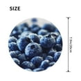 thumbnail image 3 of Disketp Blueberry Small Mouse Pad 7.9x7.9 Inches,Washable Round Mousepad For Office Laptop Computer,Non-Slip Rubber Base Mouse Pads For Wireless Mouse, 3 of 9