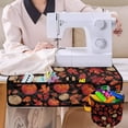 thumbnail image 4 of HELLHERO Pumpkin Maple Leaf Sewing Machine Mat Organizer Sewing Classes Easy to Clean Sewing Machine Dust Cover for Mom Wife Present, 4 of 5