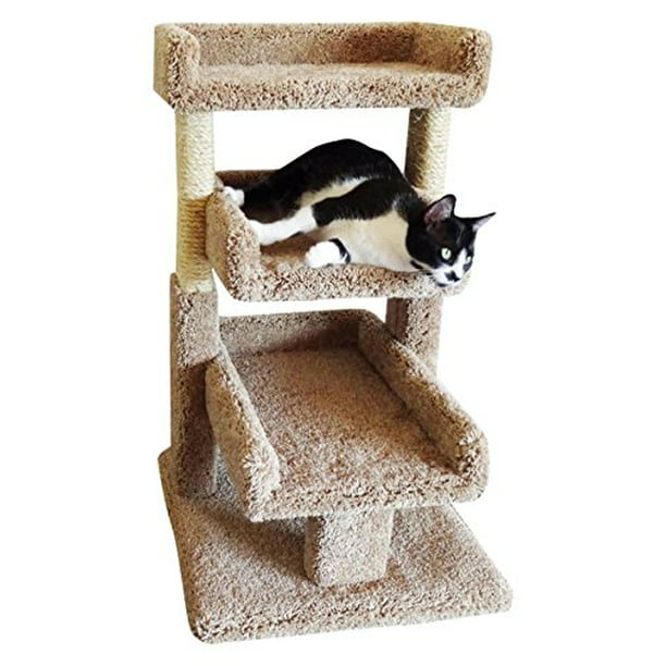 New Cat Condos Large Kitty Cat Tree PerchColorBrown