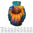 thumbnail image 2 of Butterfly Sunflower Love 3D Print Hoodie Men Women Autumn Thin Pullover Sweatshirt Vintage Streetwear Tops, 2 of 6