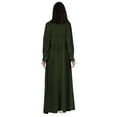 thumbnail image 4 of Bimba Women Islamic Prayer Dress With Hijab Cuff Sleeves Traditional Muslim Abaya Dresses, 4 of 7