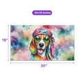 thumbnail image 5 of Hippie Beagle Portrait Watercolor Tie-Dye Vintage Styles Doormat Beagles Dog Lover Gifts Idea Indoor Outdoor Welcome Mat - 00014, 5 of 5