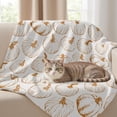 thumbnail image 2 of Fall Pumpkin Throw Blanket 50 X 40 Inch Burnt Orange Autumn Farmhouse Pattern Print Seasonal Thanksgiving Blanket Soft Lightweight Home Office Flannel Blankets for Couch Sofa Bed Living Room Decor, 2 of 8
