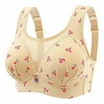 thumbnail image 1 of Timegard Bras for Women Mesh Adjustable Strap Full Coverage Wireless High Support Comfy Everyday Bras, 1 of 2