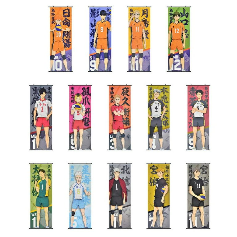 Taicanon Anime Haikyuu Poster Home Decoration Cafe Bar Studio Cartoon  Colorful Cloth Gifts Hanging Picture