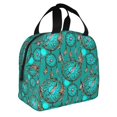 thumbnail image 2 of Easygdp Boho Dreamcatcher Bolsa Térmica Premium - Tela Oxford Impermeable, Gran Capacidad, Bolsillo Frontal, Unisex para Trabajo, Escuela, Actividades al Aire Libre y Picnics, 2 of 8