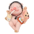 thumbnail image 1 of Statue de Cochon, Statue de Cochon Drôle Texturée Dessin Animé Exquis pour Table, 1 of 8