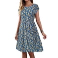 thumbnail image 3 of Womens Summer Dresses Vitality Blue XL, 3 of 9