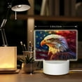 thumbnail image 6 of Fotbe Geometric American Bald Eagle Pattern Acrylic Night Light Gift with 3 Color ModesTouch-Sensitive LED Lamp Perfect Gift for Mother's Day, Birthday, or Christmas, 6 of 9