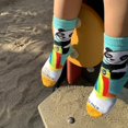 thumbnail image 4 of Panda Hugging Rainbow Socks from the Sock Panda (Ages 3-7), 4 of 6