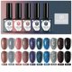 thumbnail image 2 of 10 pcs/set Autumn Hot Pink Glitter Gel Nail Polish, 2 of 5
