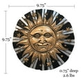 thumbnail image 5 of Spoontiques 13224 Sunface Stepping Stone, Bronze, 5 of 6