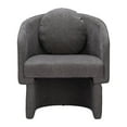 thumbnail image 3 of Olya Accent Chair Truffle Gray Accent Chair, Modern Style, Comfy and durable polyester fabric, Plywood, Indoor Living, 3 of 5