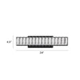 thumbnail image 6 of allen + roth Aurelis 24.3-Inches Matte Black Glam Vanity light bar, 6 of 9