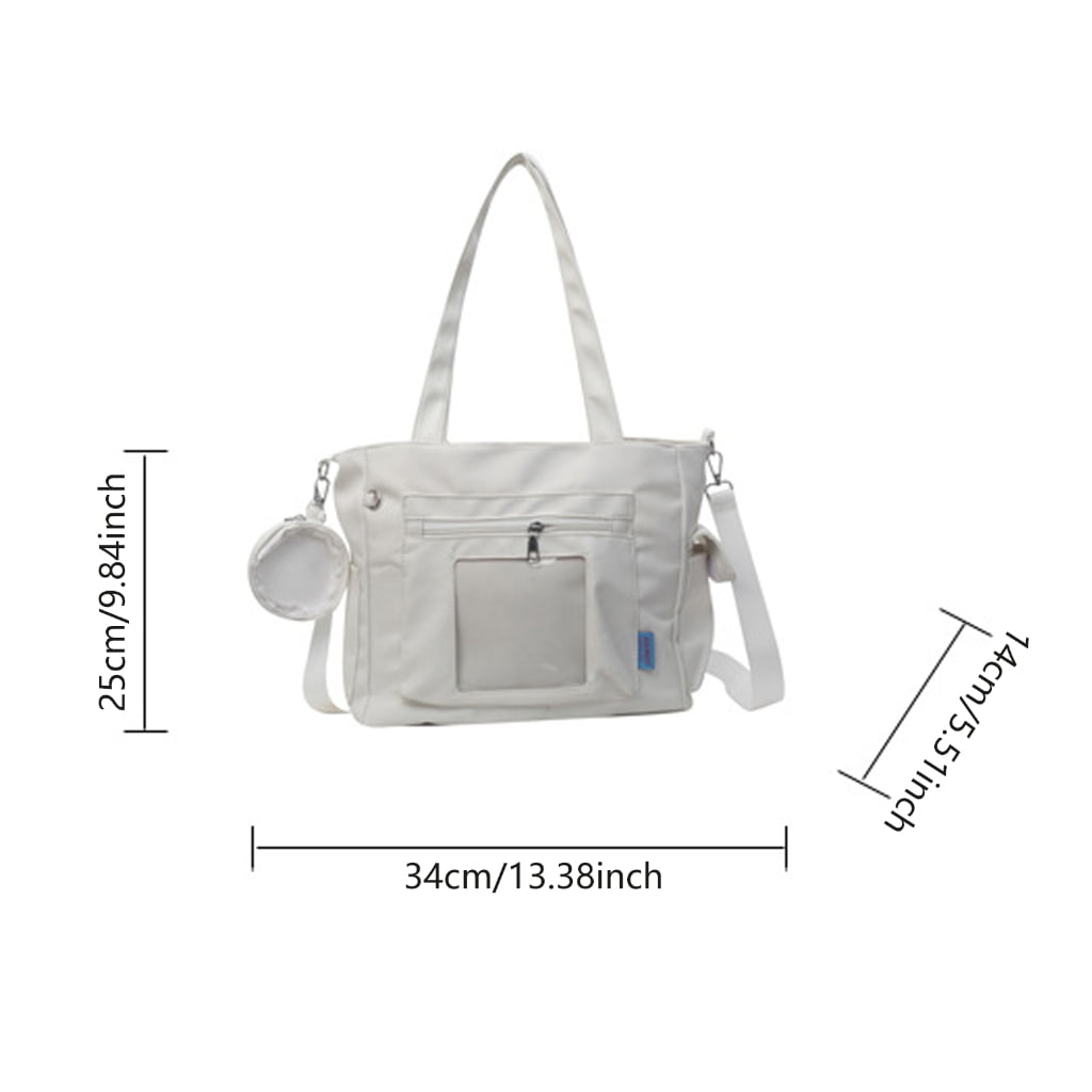 Stylish Ita Crossbody Bag Large Canvas Shoulder Bags for Travel and Everyday Use