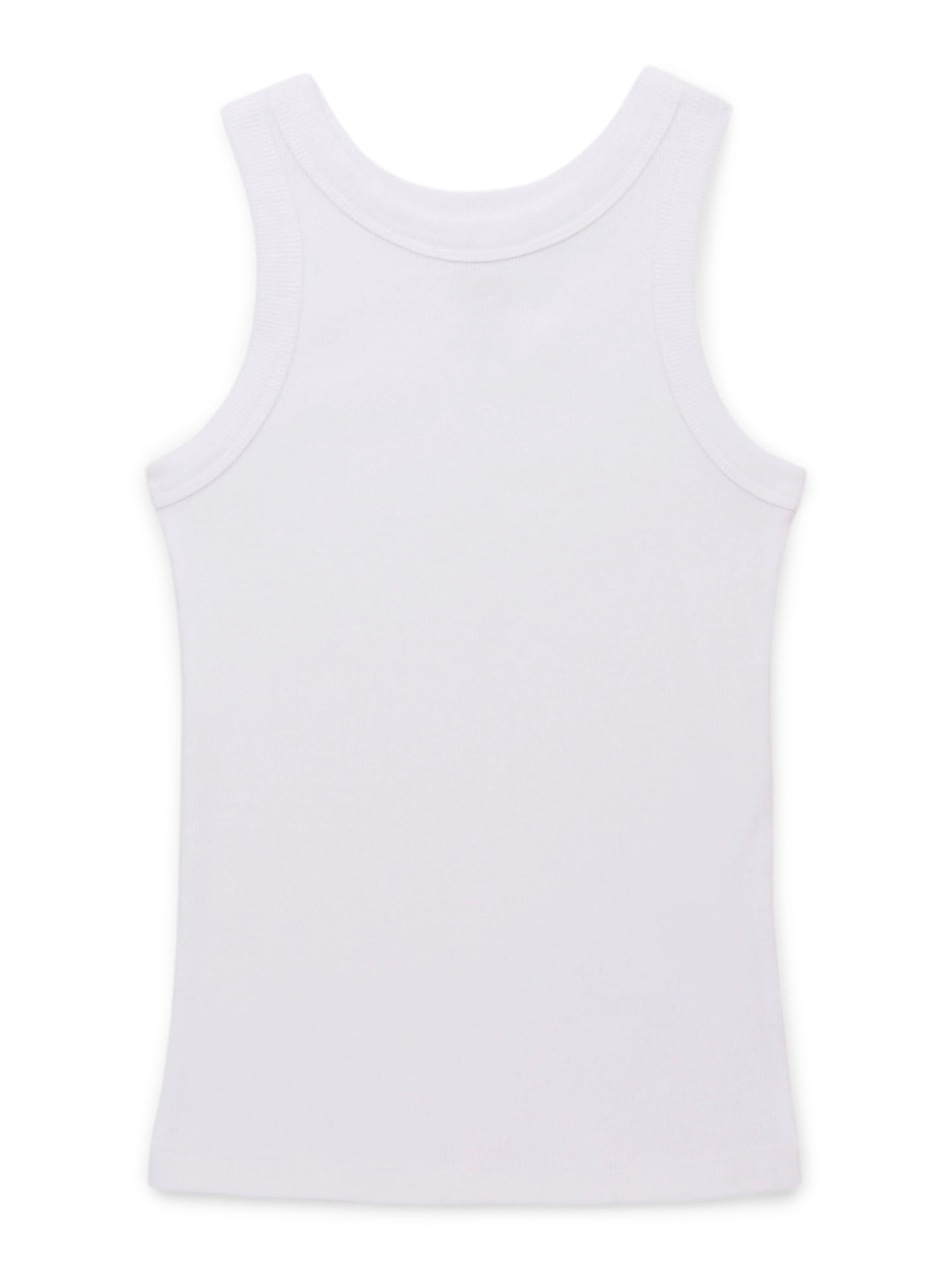 Wonder Nation Girls Kid Tough Tank Top, 3 Piece Set, Sizes 4-18 and Plus