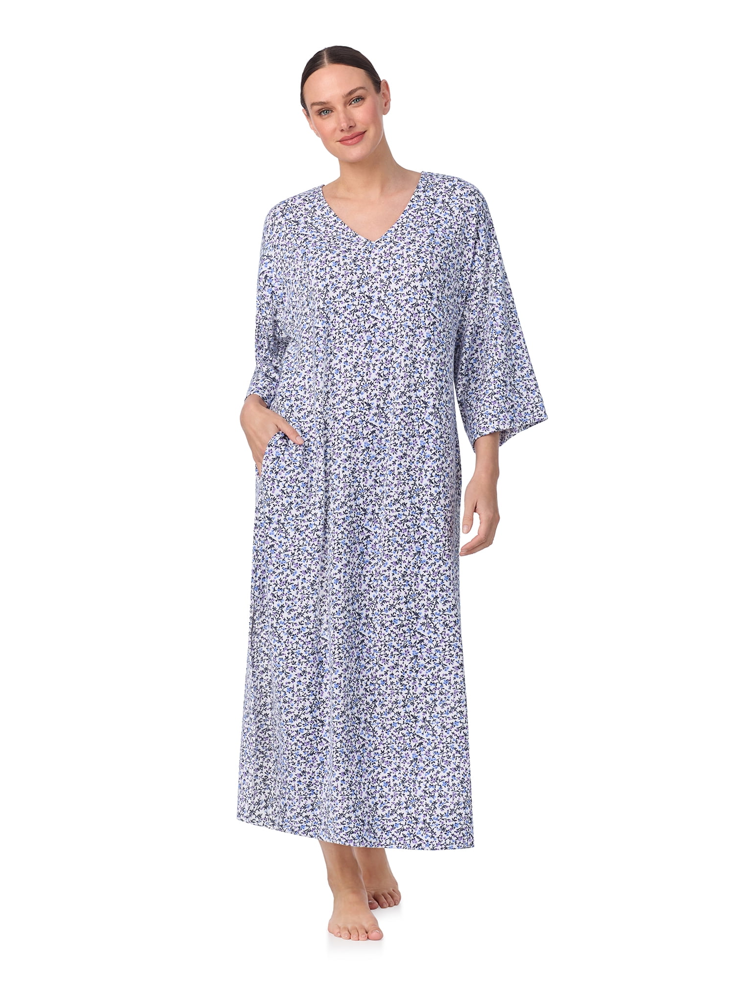 Nightwear Plus Size Kohls Long Sleeve Nightgowns Aria Women's