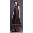 thumbnail image 3 of Bimba Black2 Block Anarkali Dress For Women Indian Ethnic Printed Kurti Long Kurta Party Dress X-Small, 3 of 6