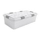 thumbnail image 3 of Caja de almacenamiento con ruedas debajo de la cama, contenedor multifunción transpirable con ruedas, organizador para dormitorio Altura 30cm, 3 of 8