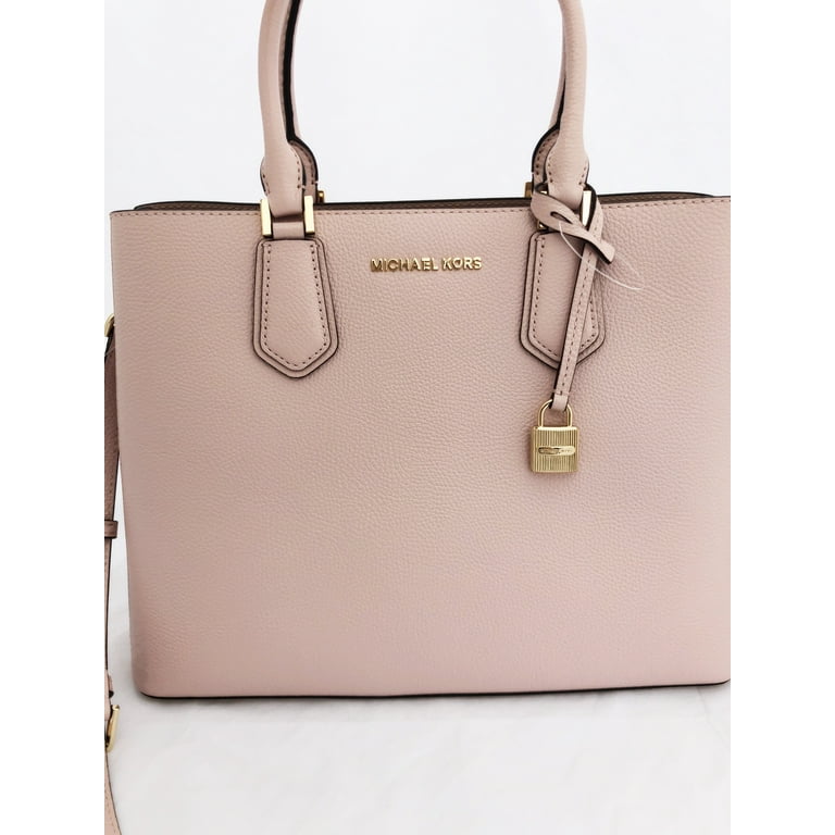 Michael Kors Adele Pebbled Leather Large Satchel Bag in Michael Kors Adele Pebbled Leather Large Satchel Bag in