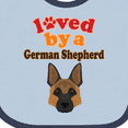 thumbnail image 4 of Inktastic German Shepherd Dog Lover Boys or Girls Baby Bib, 4 of 4