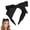Black, variant on Black Bow Headband for Women, Cute Bowknot Headbands Soft Hair Hoop Band Elastic Hair Accessories for Women Washing Face Makeup Party Daily Wear(Black)