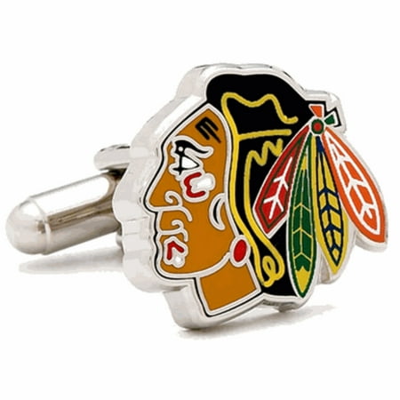 Cufflinks Inc. PD-BHK-SL Chicago Blackhawks Cufflinks