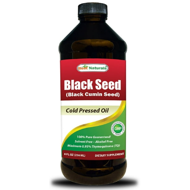 Best Naturals Black Seed Cold Pressed Oil, 8 Fl Oz - Walmart.com