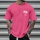 thumbnail image 1 of Tops para hombre, blusas y camisas de cuello redondo y manga corta para hombre, blusas casuales de cuello redondo con estampado de moda para hombre, blusas de cuello redondo y manga corta para hombre., 1 of 4