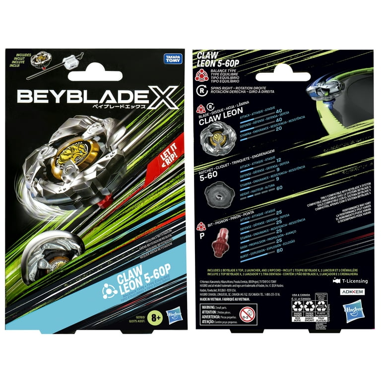 シャオロン　痛バセット BEYBLADE X BX-15 Starter Leon Claw 5-60P Takara Tomy from Japan